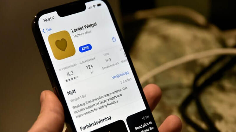 Locket Widget trên iPhone